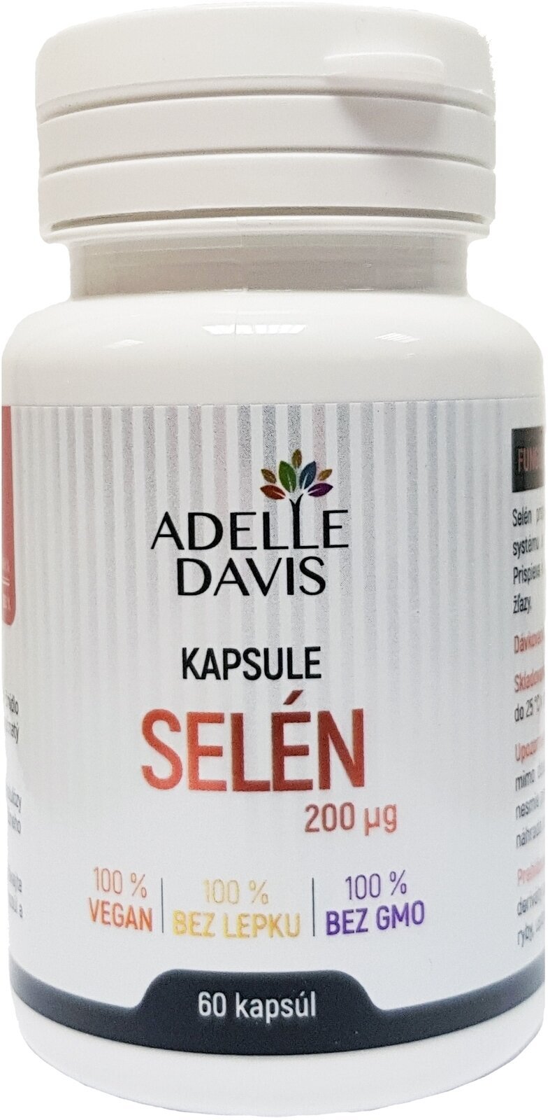 Ορυκτό Adelle Davis Selenium 60 Capsules Ορυκτό
