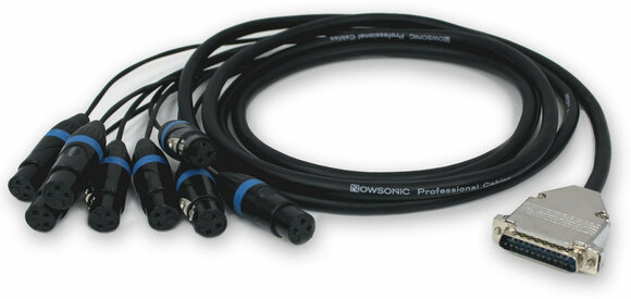 Мулти кабел Nowsonic MCore Sub-D XLR F 3 m - 1