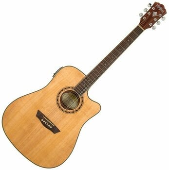 Guitare Dreadnought acoustique-électrique Washburn WD7SCE N - 1