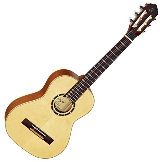 Semi-klassieke gitaar voor kinderen Ortega R121 1/2 Natural