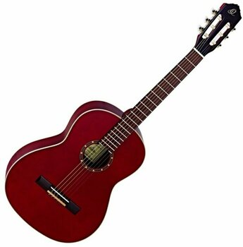 Guitarra clásica Ortega R121SNWR 4/4 Wine Red - 1