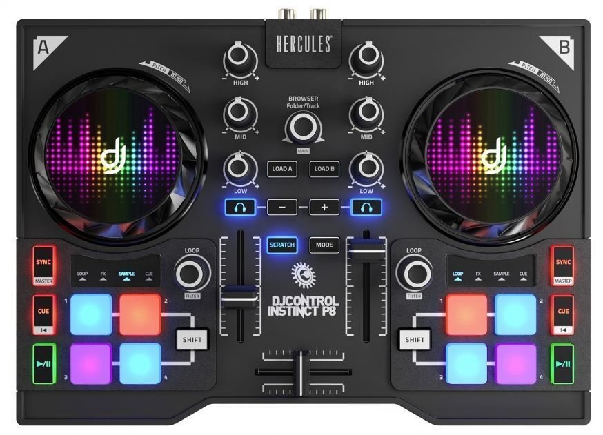 Controlador DJ Hercules DJ DJControl Instinct P8