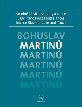 Bladmuziek piano's Bohuslav Martinů Easy Piano Pieces and Dances Muziekblad - 1