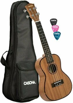 Koncertné ukulele Cascha HH 2035 Premium Koncertné ukulele Natural - 1