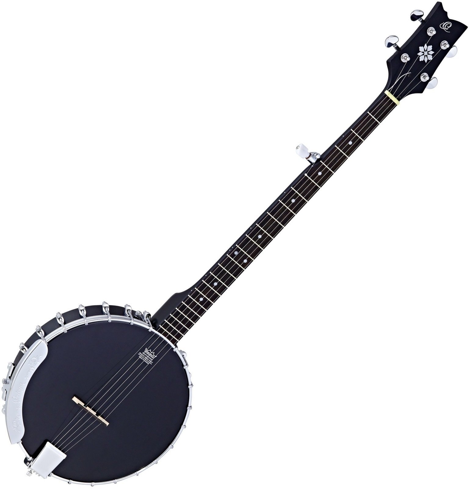 Banjo Ortega OBJ250OP-SBK Semi Satin Black