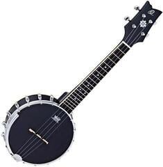 Banjo Ortega OUBJ100-SBK Semi Satin Black Banjo