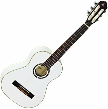 Poloviční klasická kytara pro dítě Ortega R121 1/2 Bílá - 1
