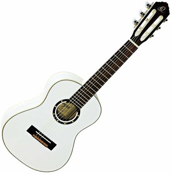 Štvrtinková klasická gitara pre dieťa Ortega R121 1/4 Biela - 1