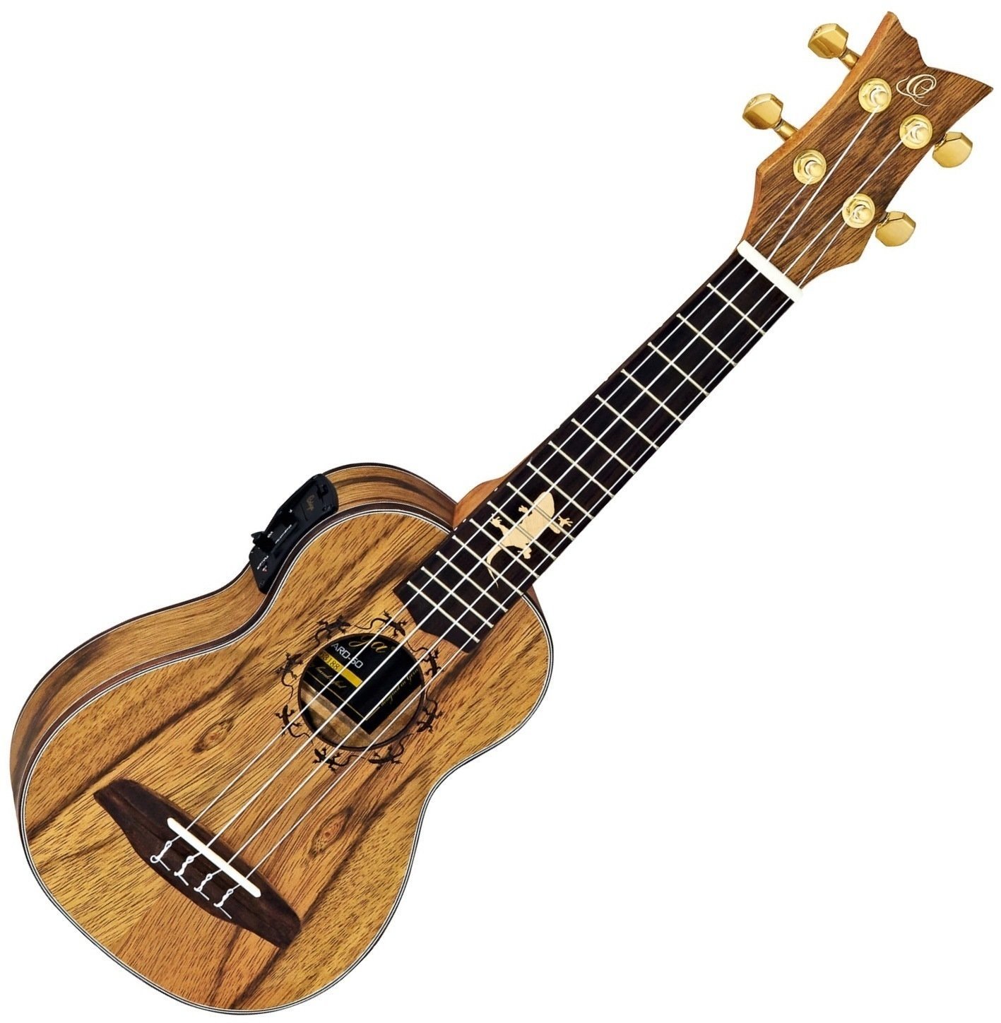 Sopránové ukulele Ortega LIZARD-SO-GB Sopránové ukulele Natural