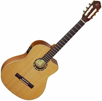 Klassisk guitar med forforstærker Ortega RCE131 4/4 Natural - 1