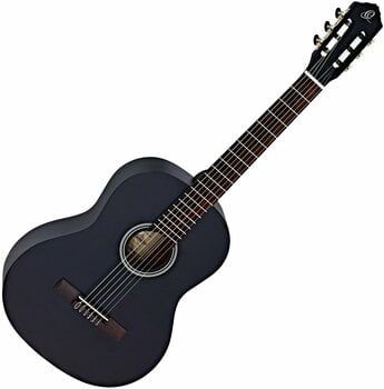 Klassisk gitarr Ortega RST5MBK 4/4 Satin Black - 1