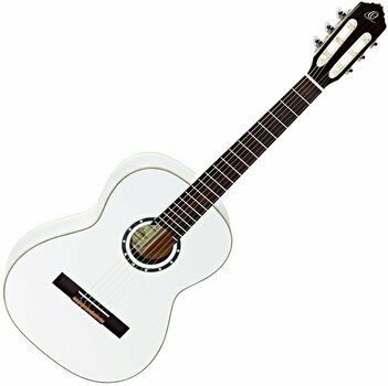 Klasszikus gitár Ortega R121 7/8 Fehér - 1