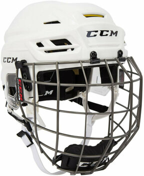 Eishockey-Helm CCM Tacks 310 Combo SR Weiß M Eishockey-Helm - 1