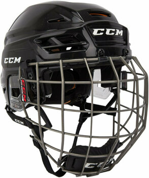 Hockey Helmet CCM Tacks 710 Combo SR Black M Hockey Helmet - 1