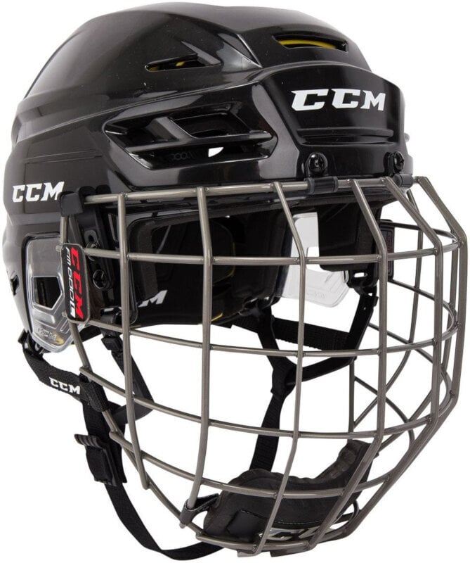 Hockey Helmet CCM Tacks 310 Combo SR Black L Hockey Helmet