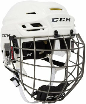 Eishockey-Helm CCM Tacks 310 Combo SR Weiß L Eishockey-Helm - 1