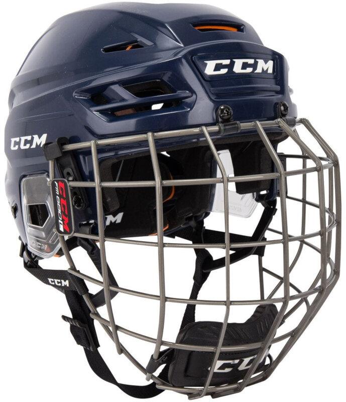 Casque de hockey CCM Tacks 710 Combo SR Bleu L Casque de hockey