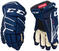 Hokejové rukavice CCM JetSpeed FT370 SR 13 Navy/White Hokejové rukavice