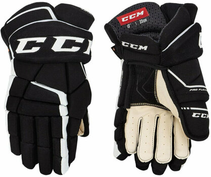 Hokejové rukavice CCM Tacks 9060 SR 13 Black/White Hokejové rukavice - 1