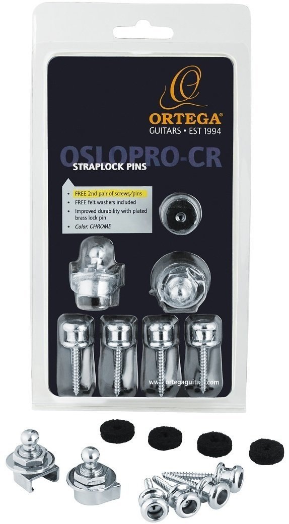 Strap-locks Ortega OSLOPRO Strap-locks Chrome