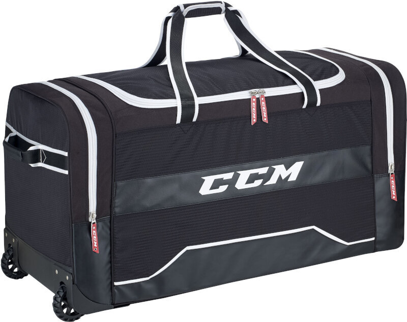 Hockey Wheeled Equipment Bag CCM 380 Player Deluxe Wheeled Bag Hockey Wheeled Equipment Bag
