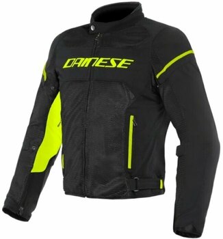Textile Jacket Dainese Air Frame D1 Tex Black/Black/Fluo Yellow 52 Textile Jacket - 1