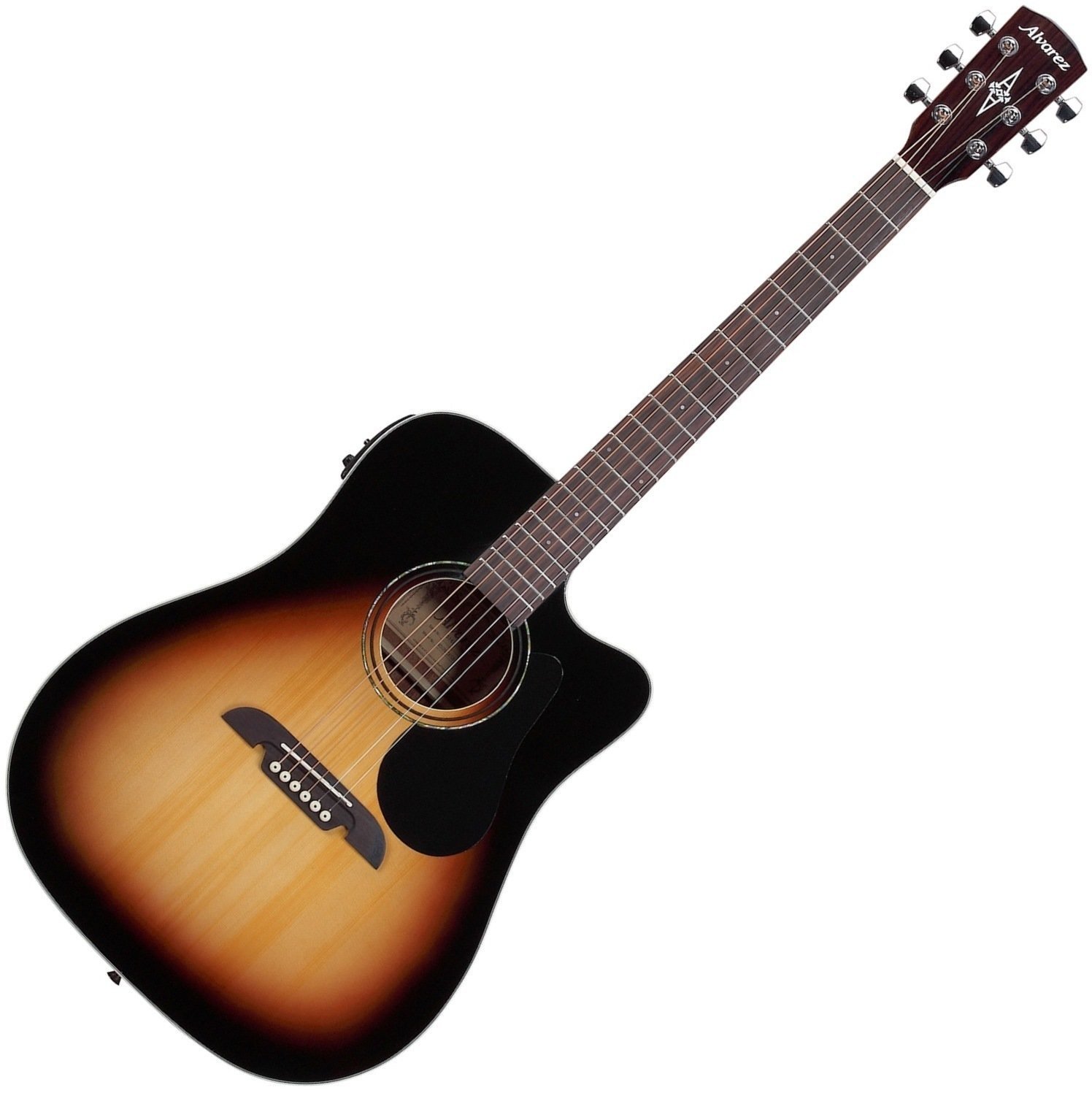 Dreadnought elektro-akoestische gitaar Alvarez RD26CESB Sunburst