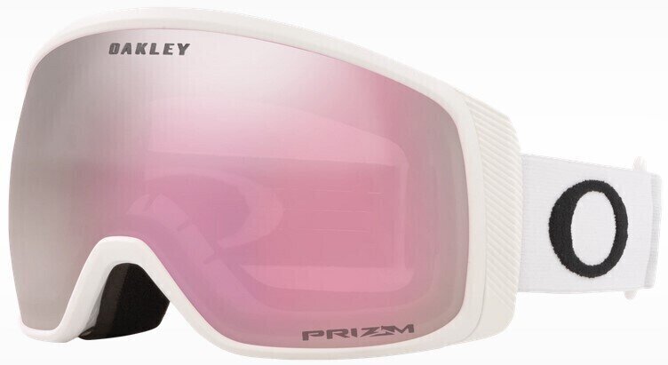 Óculos de esqui Oakley Flight Tracker XM 710509 Matte White/Prizm Hi Pink Iridium Óculos de esqui
