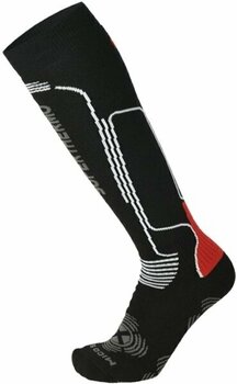 Ski Socks Mico Heavy Weight Superthermo Primaloft Nerro Rosso L Ski Socks - 1