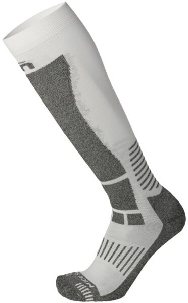 Lyžařské ponožky Mico Medium Weight Warm Control Bianco L Lyžařské ponožky