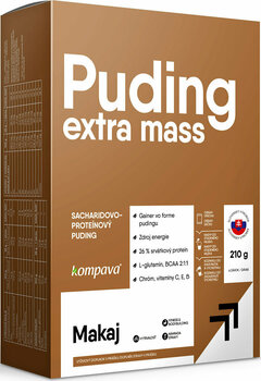 Kolhydrat / Gainer Kompava Extra Mass Pudding Chocolate-Vanilla 35 g Kolhydrat / Gainer - 1