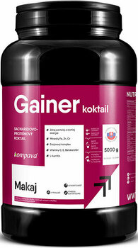 Carbohydrate / Gainer Kompava Gainer Cocktail Cappuccino 5000 g Carbohydrate / Gainer - 1