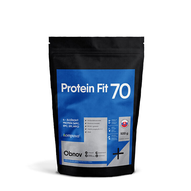 Mehrkomponentenprotein Kompava ProteinFit 70 Cappuccino 500 g Mehrkomponentenprotein