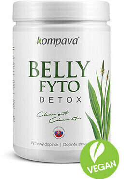 Πολυβιταμίνη Kompava Belly Fyto Detox 400g + Probiodom 60 caps Μπανάνα Capsules Πολυβιταμίνη