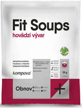 Mâncare pentru fitness Kompava Fit Soups 6 x Vită 35 g Mâncare pentru fitness