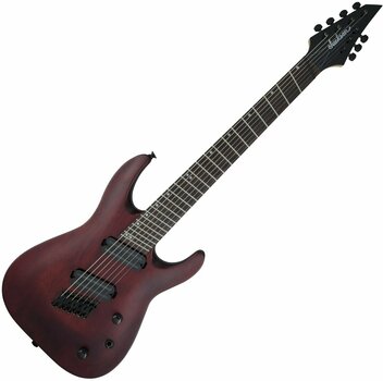 7-string Electric Guitar Jackson X Series Dinky Arch Top DKAF7 MS RW Stained Mahogany - 1