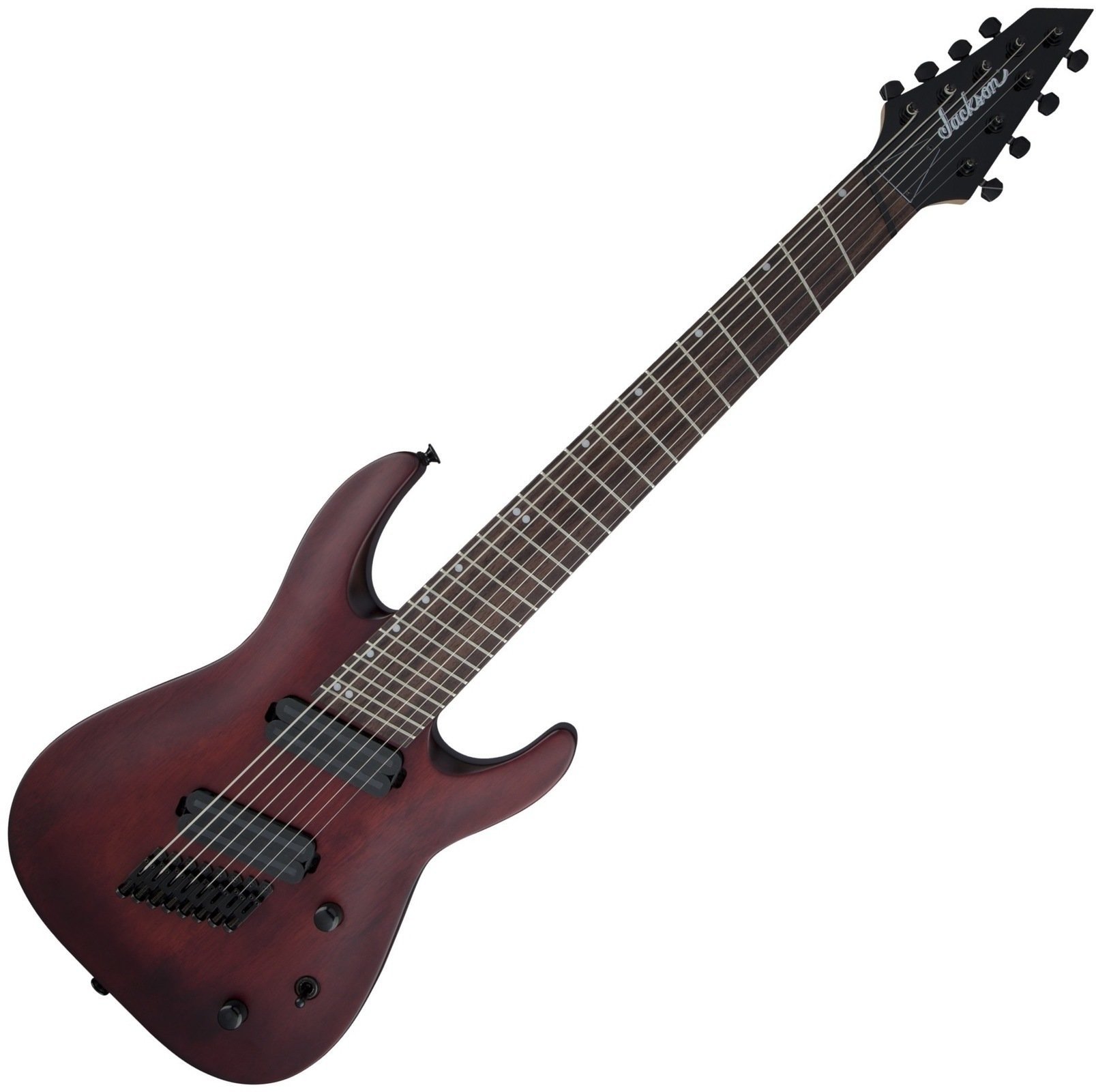 8-saitige E-Gitarre Jackson X Series Dinky TM Arch Top DKAF8 MS RW Stained Mahogany