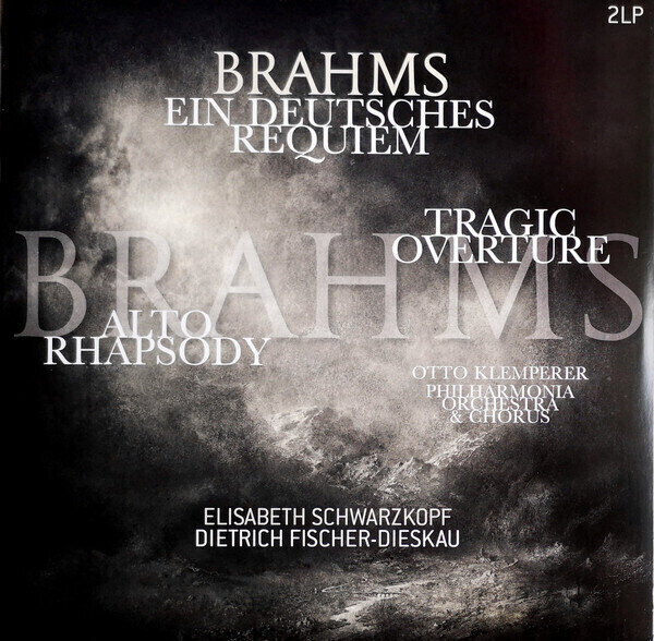 Vinylskiva Johannes Brahms - Brahms Ein Deutsches Requiem / Alto Rhapsody / Tragic Overture (2 LP)