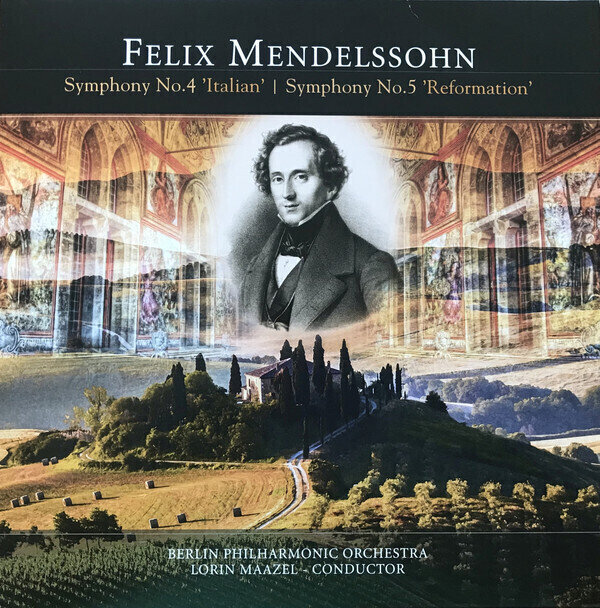 Disque vinyle F. Mendelssohn Symphony No. 4 Italian, Symphony No. 5 Reformation (LP)