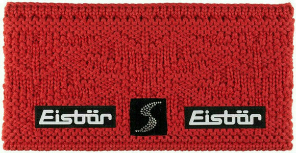Headband Eisbär Zehra Crystal Skipool Coral Red UNI Headband - 1