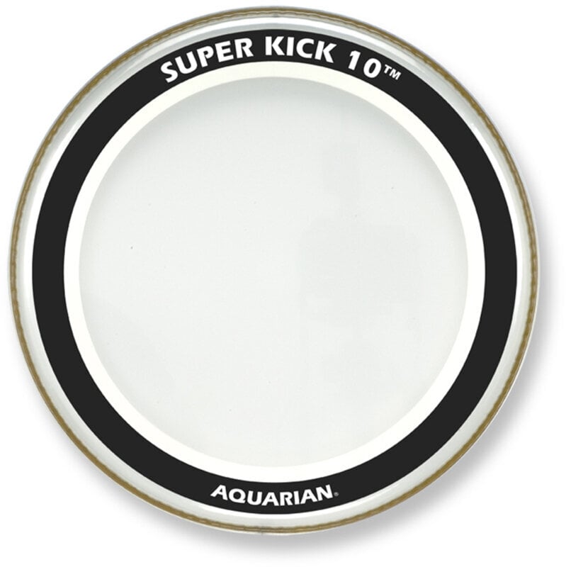Peaux de frappe Aquarian SK10-20 Super Kick 10  Clear 20" Peaux de frappe