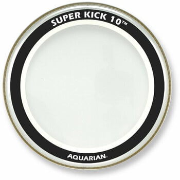 Peaux de frappe Aquarian SK10-20 Super Kick 10  Clear 20" Peaux de frappe - 1