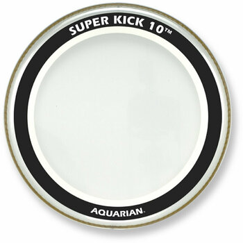 Față de tobă Aquarian SK10-22 Super Kick 10 Clear 22" Față de tobă - 1