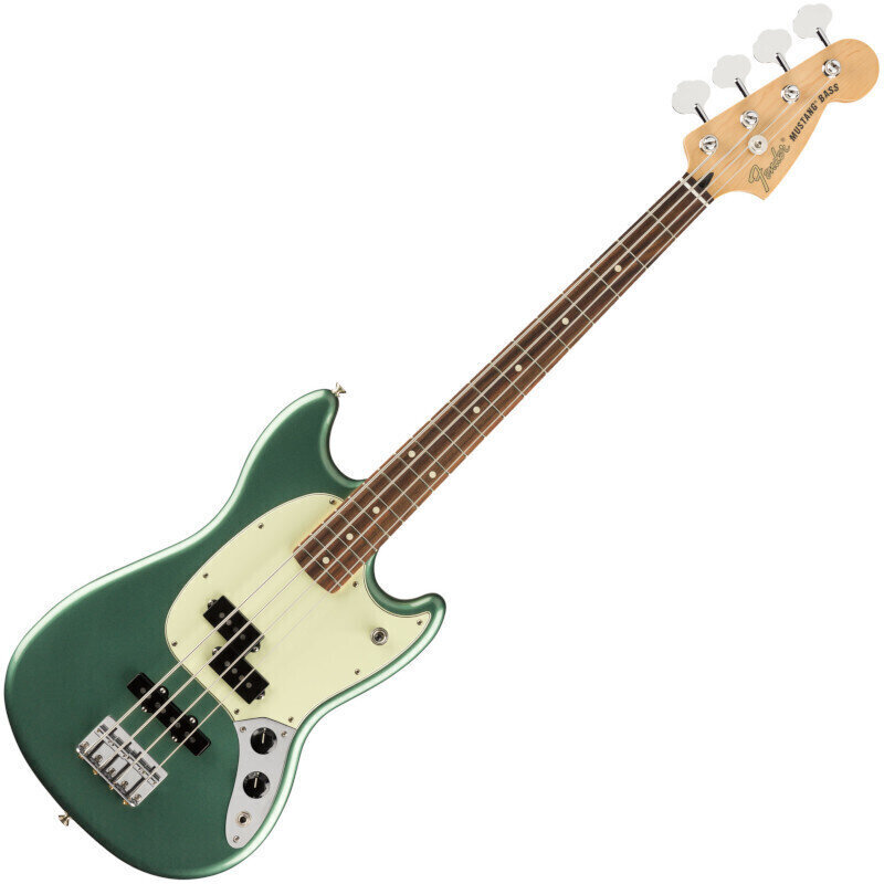 Elektrische basgitaar Fender Player Mustang Bass PJ PF LE Sherwood Green Metallic