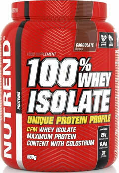 Απομονωμένη Πρωτεΐνη Ορού Γάλακτος NUTREND 100 % Whey Isolate Σοκολάτα 900 g Απομονωμένη Πρωτεΐνη Ορού Γάλακτος - 1