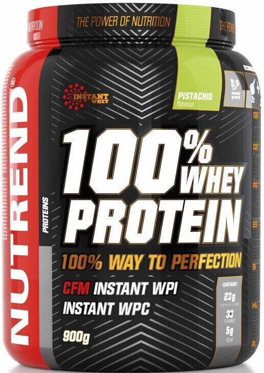 Суроватъчни протеин NUTREND 100 % Whey Isolate Шам фъстък 900 g Суроватъчни протеин