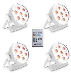 Cameo FLAT PAR CAN TRI 3W IR WH SET