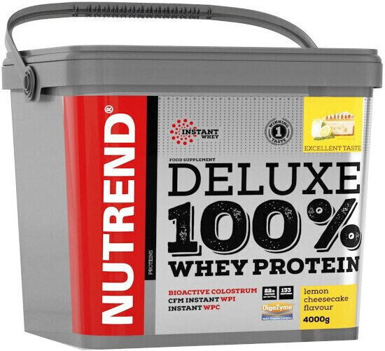 Syrovátkový protein NUTREND Deluxe 100% Whey Vanilkový puding 4000 g Syrovátkový protein