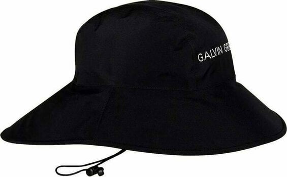 Hut Galvin Green Aqua Gore-Tex Golf Hat Black 58/L - 1