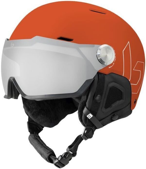 Lyžařská helma Bollé Might Visor Premium MIPS Brick Red Matte M (55-59 cm) Lyžařská helma